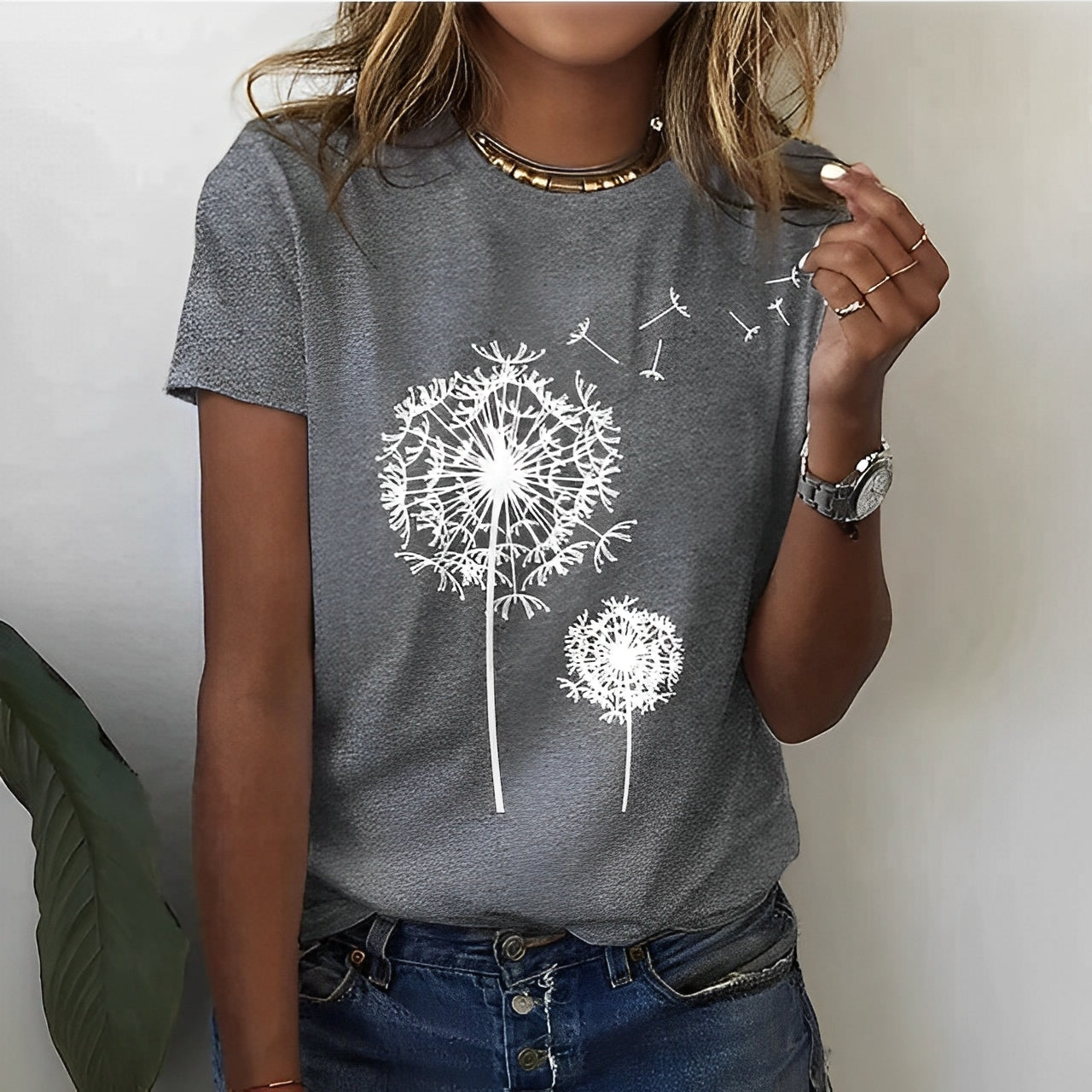 Noelene - Elegantes Damen-T-Shirt mit kurzen Ärmeln