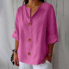 Clara | Legere fließende Bluse in Rosa