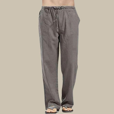Kordelzug Leinen-Sommerhose für Herren
