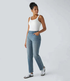 Mirae™ | KomfortFit Hose in Hellblau Denim
