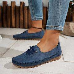 Cordania | Damen Komfort Schnür Loafer in Blau