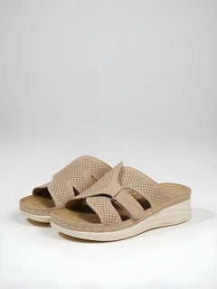 Mila | Elegante Sandalen Damen Trend in Khaki