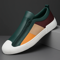 Avaron Leder Sneakers in Grün