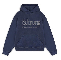 FEMMEHAUS CULTURE HOODIE in Blau