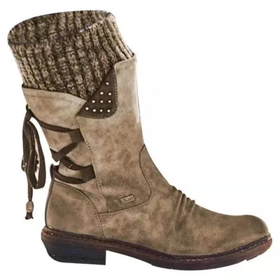 Damen-Winterstiefeletten | Schnürung
