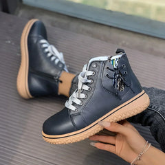 Tracy - Schnürstiefeletten in Schwarz
