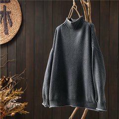 Lara™ | Knitted Sweater in Grau