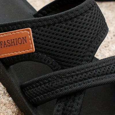 Mesh Kreuzriemen Sandalen für Damen