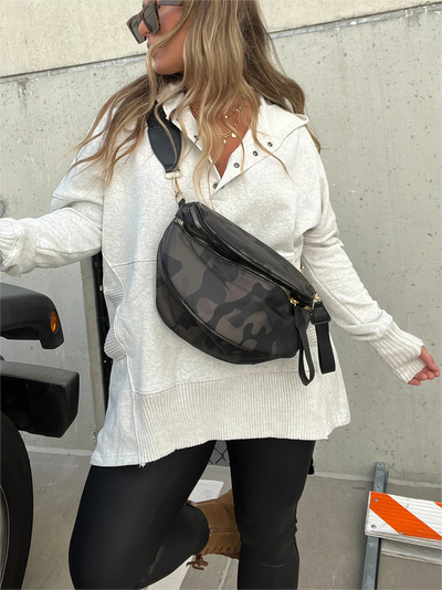 Emmanuelle - Hoodie mit Knopfleiste - Mit Handwärmern