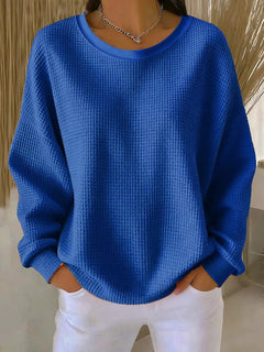 Xanthea - Softtouch-Langarmshirt in Blau