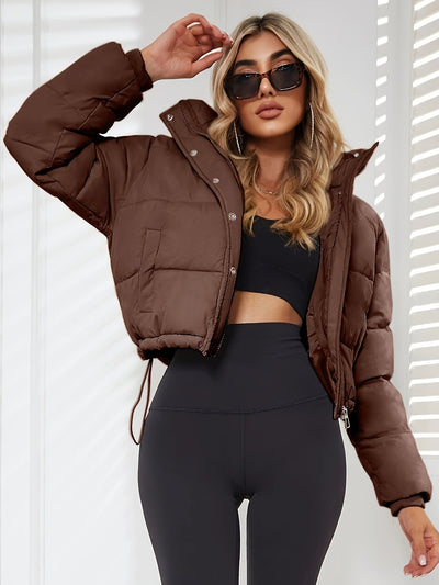 Damen Übergangsjacke mit Kapuze | Kurz