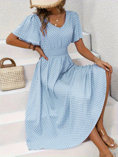 Alvina®️ | Sommerkleid für Frauen in Blau
