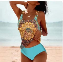 Vicenta® | Stilvoller bedruckter Tankini-Badeanzug in Bildfarbe 3