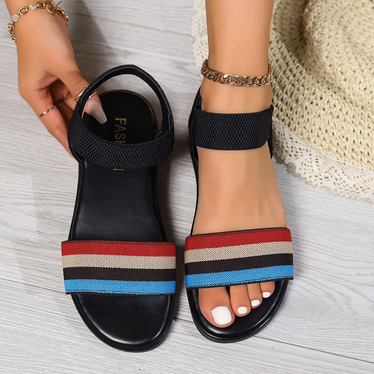 FlexiColor™ – Elastische Damen Sandalen
