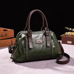 Silke | Ledertasche in Grün