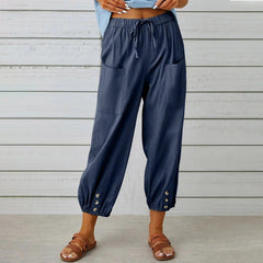 Zayrina - lässige Jogginghose in Blau
