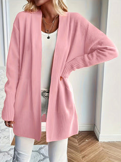 Sofia | Kuscheliger Cardigan mit offenem Schnitt in Rosa