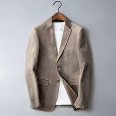 Merith | Mühelose Eleganz mit dem Cordblazer in Beige