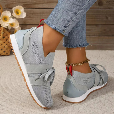 Damen atmungsaktive Mesh-Schnürschuhe | Kompressions