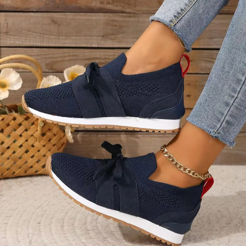 Damen atmungsaktive Mesh-Schnürschuhe | Kompressions