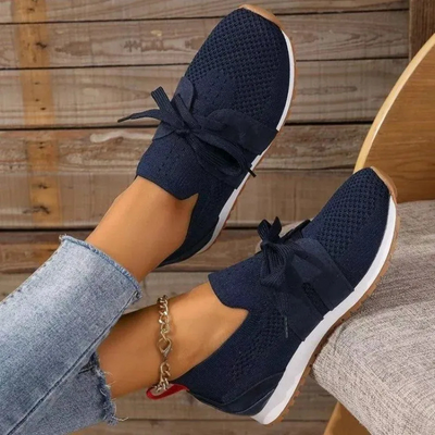 Damen atmungsaktive Mesh-Schnürschuhe | Kompressions