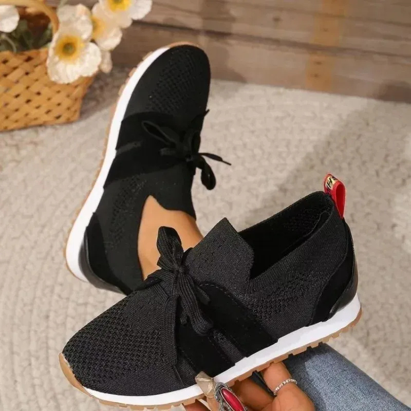 Damen atmungsaktive Mesh-Schnürschuhe | Kompressions