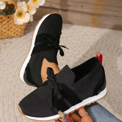Damen atmungsaktive Mesh-Schnürschuhe | Kompressions