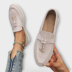 Gamila - Elegante Loafer in Beige
