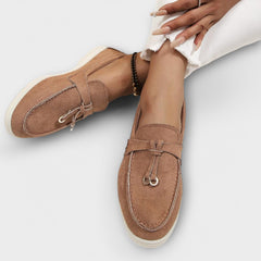 Gamila - Elegante Loafer in Braun