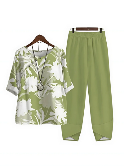 Damen bequemes passendes Set | Hose und oberteil