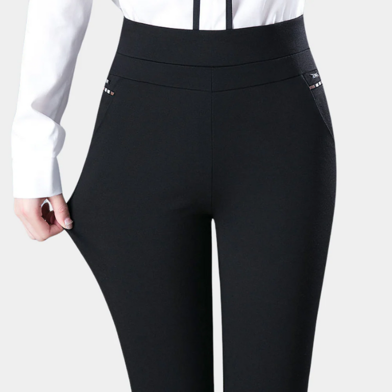 Damen elegante Stretchhose | Sommer