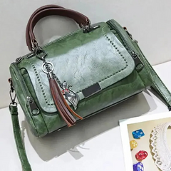 Damen elegante Vintage-Handtasche | Designer in Grün