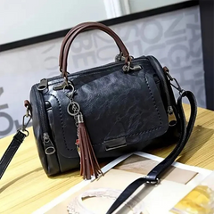 Damen elegante Vintage-Handtasche | Designer in Schwarz