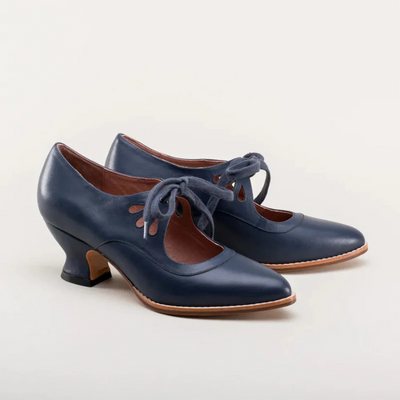 Damen elegante Vintage Schuhe mit Absätzen | Bequem