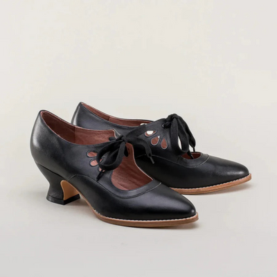 Damen elegante Vintage Schuhe mit Absätzen | Bequem