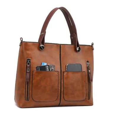 Damen elegante Vintage-Tasche | groß