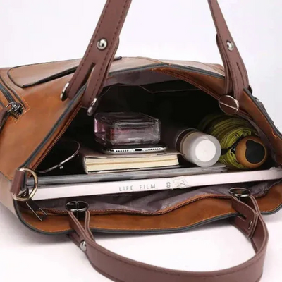 Damen elegante Vintage-Tasche | groß
