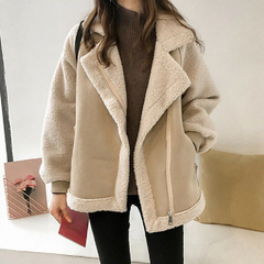 Damen elegante Winterjacke | Warme in Beige