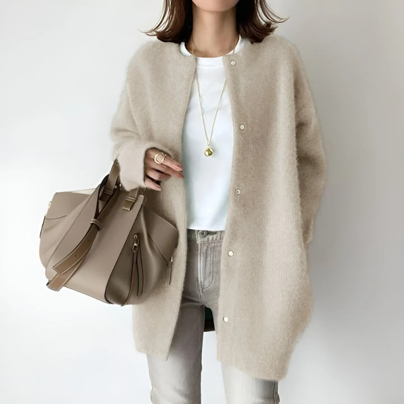 Damen eleganter Herbst-Cardigan | Strick