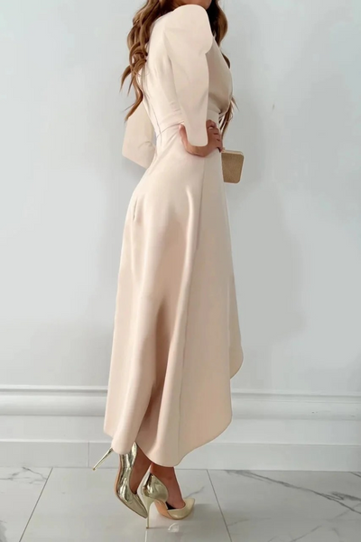 Damen elegantes Bürokleid | Midi