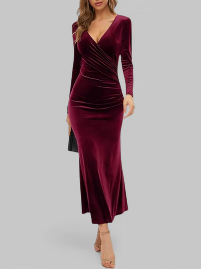 Damen elegantes langes Abendkleid | Maxi