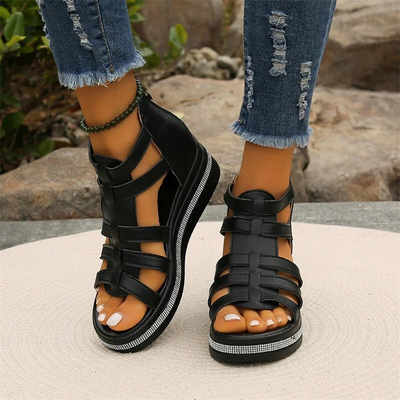 Damen Keil-Sommersandalen | Bequeme