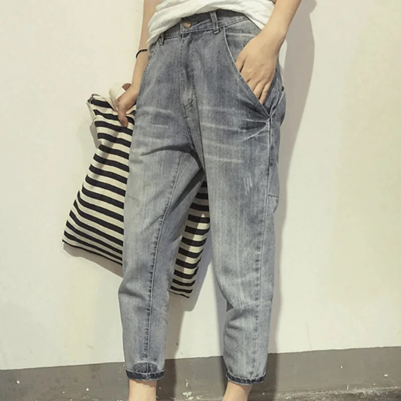 Damen klassische Jeanshose | Leichte
