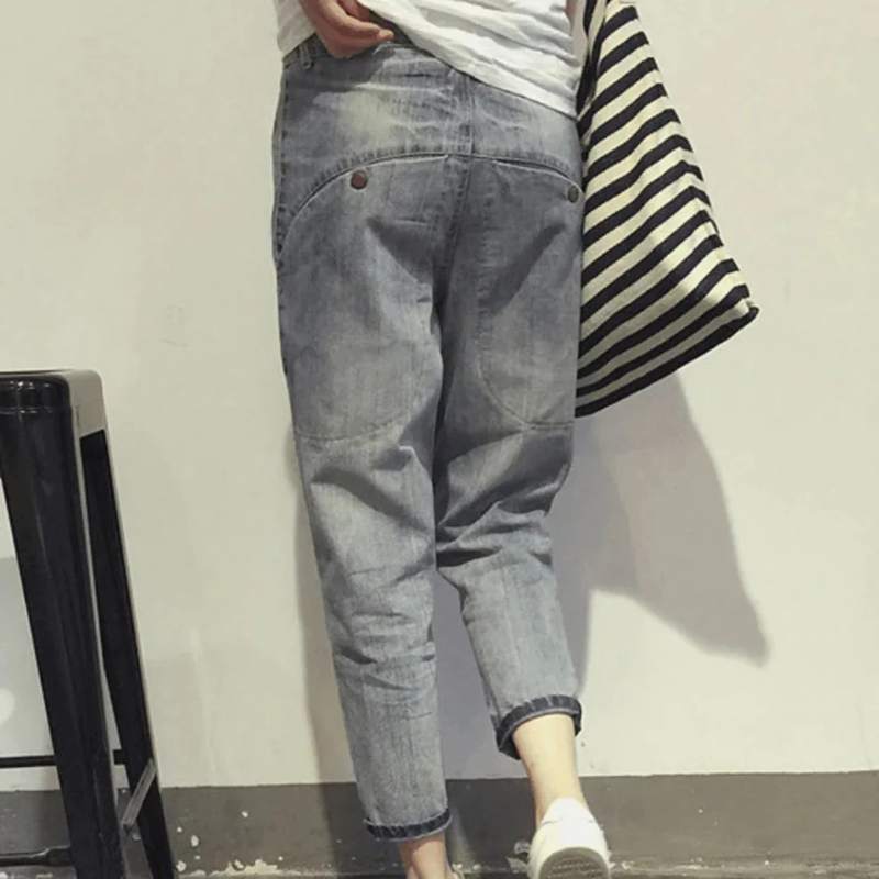 Damen klassische Jeanshose | Leichte