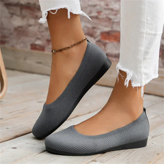 Damen lässig Sommer Puppe Schuhe | Bequem in Grau