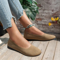 Damen lässig Sommer Puppe Schuhe | Bequem in Khaki