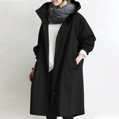 Damen lässiger wasserabweisender Trenchcoat | Wasserdichte