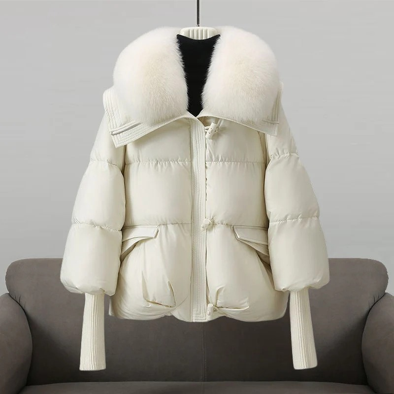 Damen luxuriöse Daunenjacke | Winter