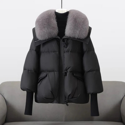 Damen luxuriöse Daunenjacke | Winter