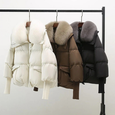 Damen luxuriöse Daunenjacke | Winter